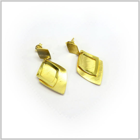 TU1.21 Gold Plated Sterling Silver Earrings