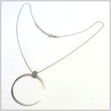TU1.24 Circle Sterling Silver Necklace