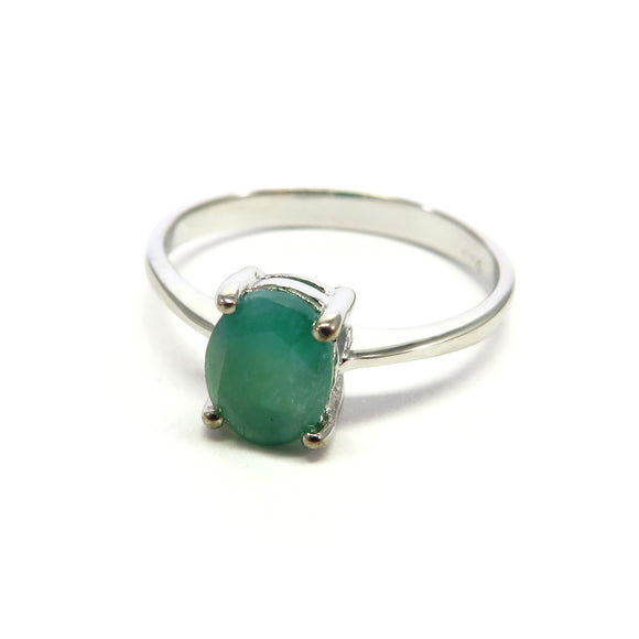 AN9.50 Emerald Ring Sterling Silver