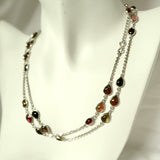 CA1.3 Tourmaline Necklace Sterling Silver