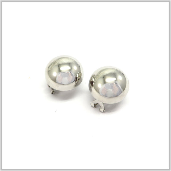 PS13.130 Ball Sterling Silver Earrings