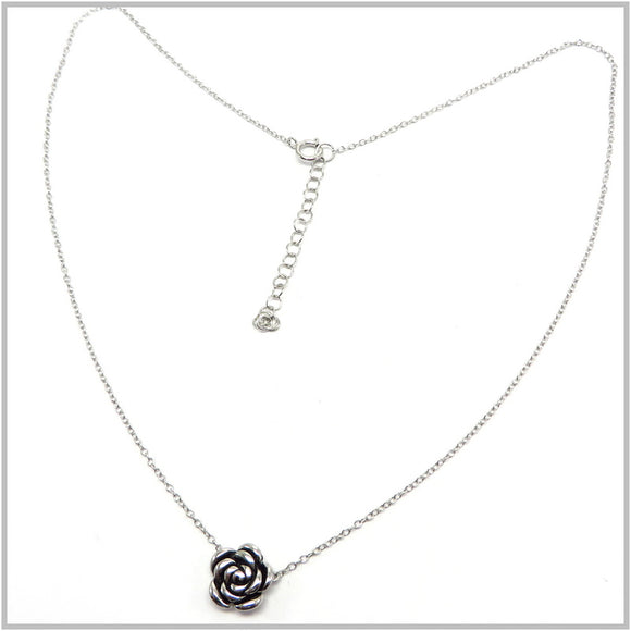PS13.16 Rose Sterling Silver Necklace