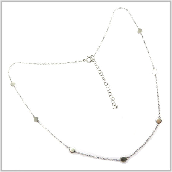 PS13.19 Disc Sterling Silver Necklace