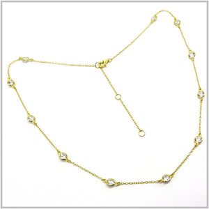 PS13.5  Gold Plated Sterling Silver Necklace