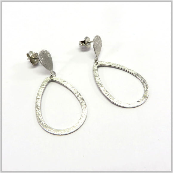 PS13.73 Teardrop Sterling Silver Earrings