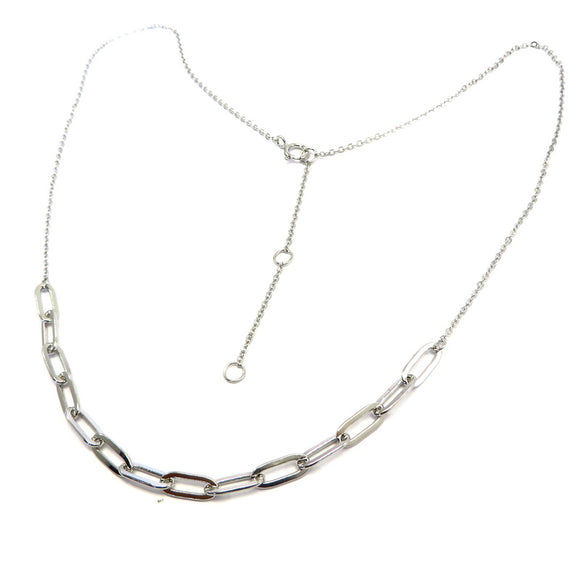 PS15.106 Linked Chain Necklace Sterling Silver