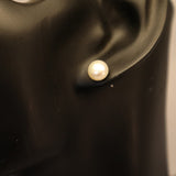 TC8.44 Freshwater Pearl Stud Earrings Sterling Silver