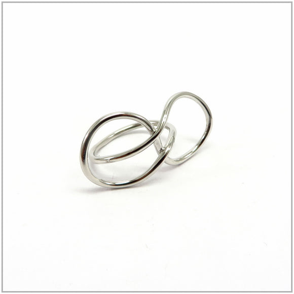 TU2.125 Infinity Butterfly Sterling Silver Ring