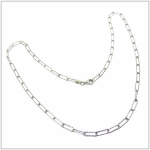 TU2.85 Glittery Chain Sterling Silver Necklace