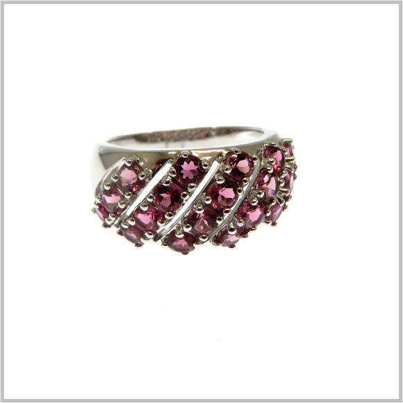 HG30.10 Pink Tourmaline Sterling Silver Ring