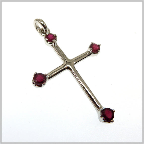 AN6.145 Ruby Pendant Sterling Silver