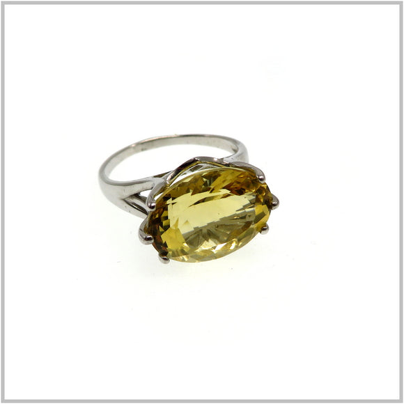 AN7.67 Citrine Ring Sterling Silver
