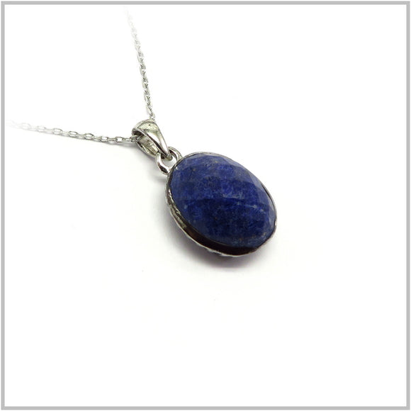 AN8.105 Lapis Lazuli Pendant Sterling Silver