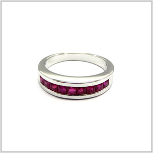 AN8.144 Ruby Ring Sterling Silver