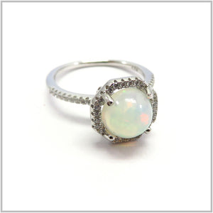 AN8.224 Opal Ring Sterling Silver