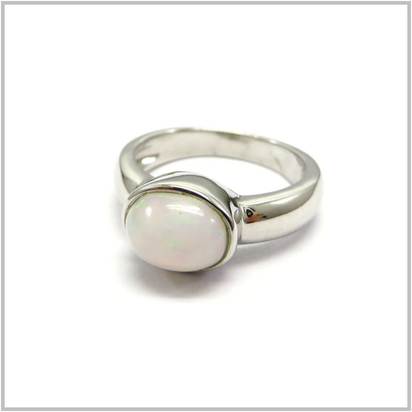 AN8.37 Opal Ring Sterling Silver