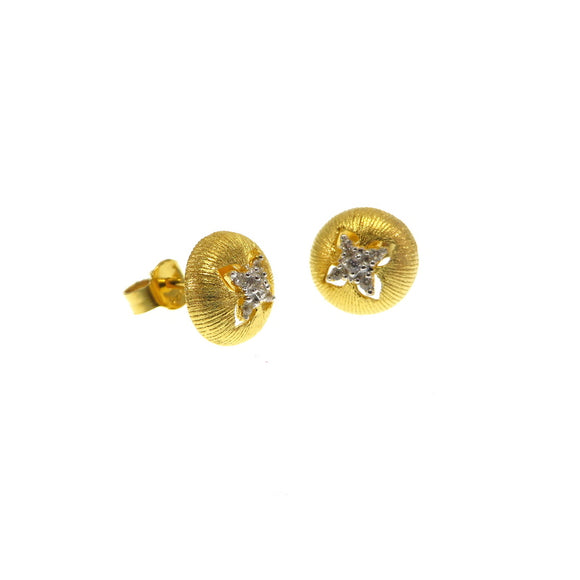FM23.12 Russian Gold Stud Earrings