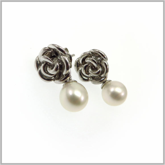 HG29.277 Pearl Rose Earrings