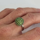 HG30.61 Chrome Diopside Sterling Silver Ring
