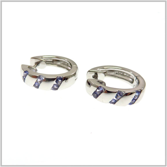 HG31.35 Tanzanite Earrings Sterling Silver