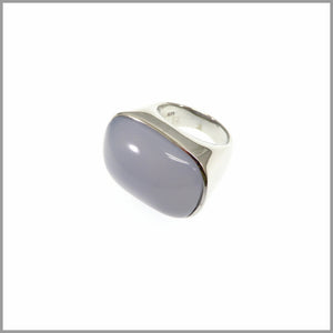 LG21.2 Chalcedony Silver Ring