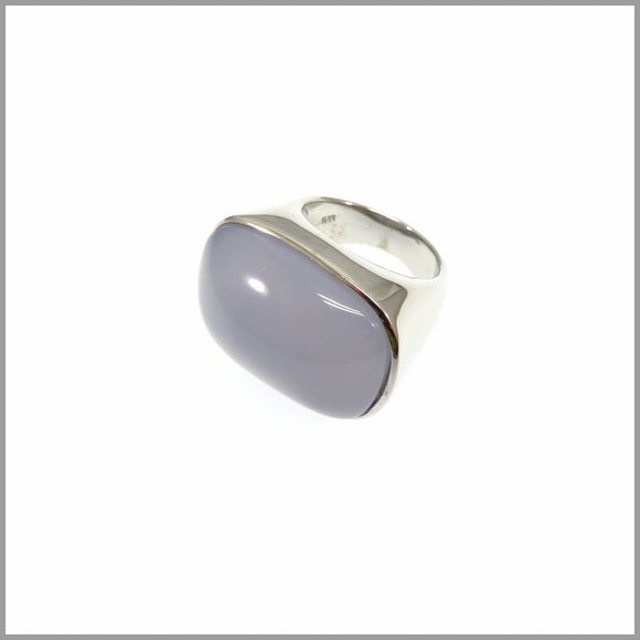 LG21.2 Chalcedony Silver Ring