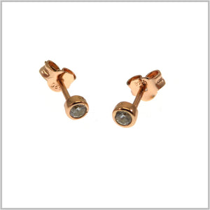 PS10.130 Rose Gold Plated Stud Earrings