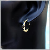 PS10.145 Gold Plated Hoop Earrings