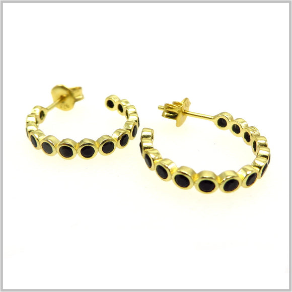 PS10.145 Gold Plated Hoop Earrings