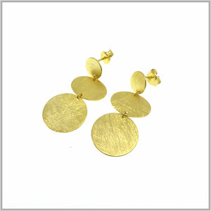 PS11.118 Gold Plated Sterling Silver Earrings