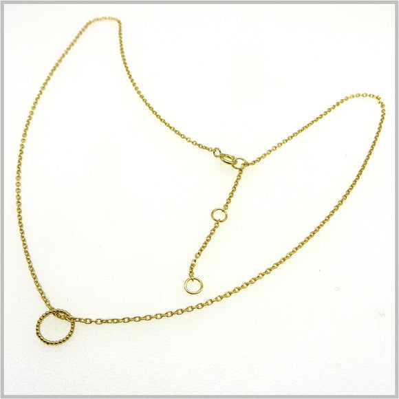 PS10.26 Gold Plated Ring Necklace