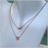 PS10.36 Rose Gold Plated Double Necklace