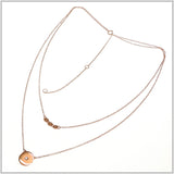 PS10.36 Rose Gold Plated Double Necklace