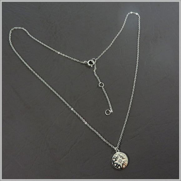 PS10.37 Sterling Silver Necklace with Disc