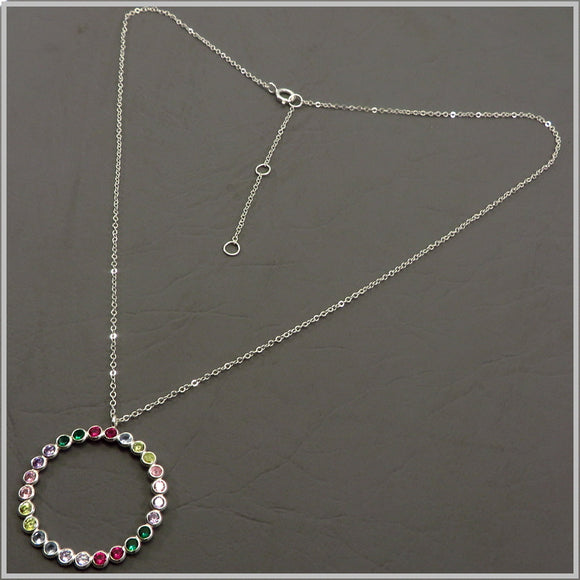 PS10.42 Sterling Silver Necklace with Ring