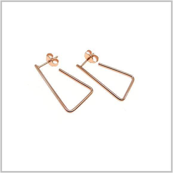PS11.104 Rose Gold Plated Sterling Silver Earrings