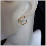 PS11.106 Gold Plated Sterling Silver Earrings