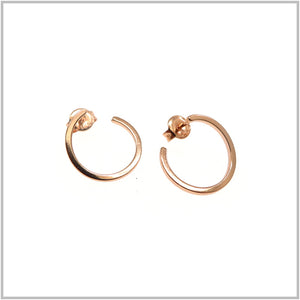 PS11.107 Rose Gold Plated Sterling Silver Earrings
