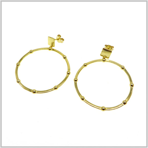 PS11.10 Gold Plated Sterling Silver Earrings