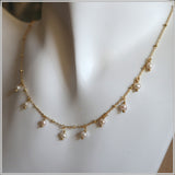 PS11.121 Freshwater Pearl Gold Plated Sterling Silver Necklace