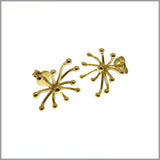PS11.21 Gold Plated Sterling Silver Stud Earrings