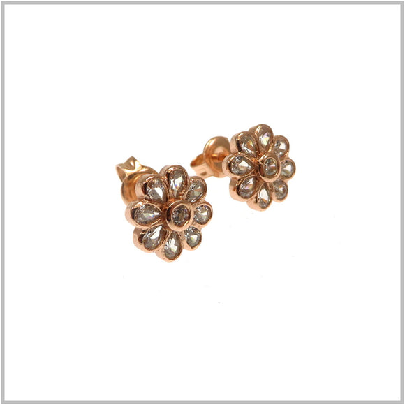 PS11.31 Rose Gold Plated Sterling Silver Earrings