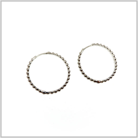 PS11.40 Rose Gold Plated Sterling Silver Hoop Earrings