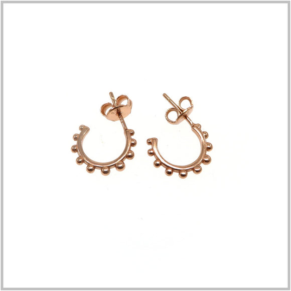 PS11.56 Rose Gold Plated Sterling Silver Earrings