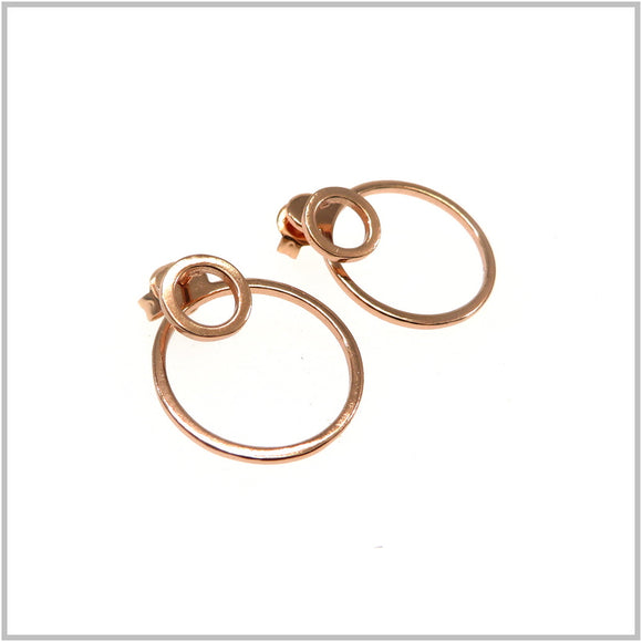PS11.5 Rose Gold Plated Sterling Silver Earrings