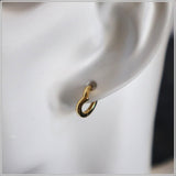 PS11.73 Gold Plated Sterling Silver Hoop Earrings