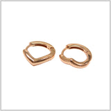PS11.74 Rose Gold Plated Sterling Silver Earrings