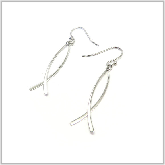 PS12.109 Sterling Silver Hook Earrings