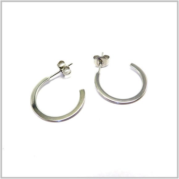 PS12.121 Sterling Silver Hoop Earrings