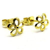 PS12.2 Daisy Gold Plated Sterling Silver Stud Earrings